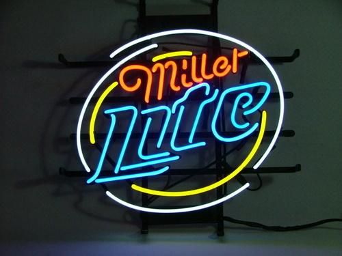 特大ネオンサイン T654 Miller Lite ビール ネオン看板 ネオンサイン 広告 店舗用 NEON SIGN アメリカン雑貨 看板 ネオン管  - ネオン管やブリキ看板、アメリカ雑貨の通販【JTC MALL】