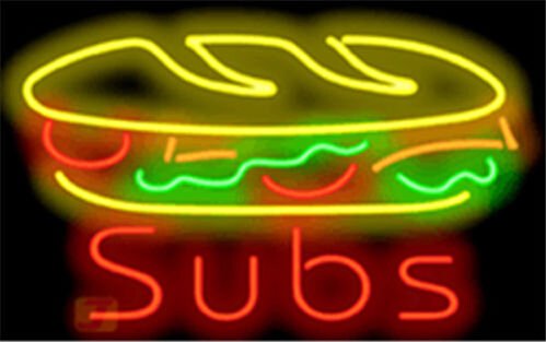 特大ネオンサイン A63 Subs submarine sandwich サブマリン・サンドイッチ 広告 店舗用 NEON SIGN アメリカン雑貨  看板 ネオン管 - ネオン管やブリキ看板、アメリカ雑貨の通販【JTC MALL】