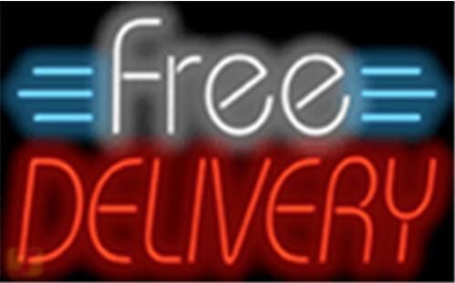 特大ネオンサイン A61 Free Delivery フリーデリバリー 広告 店舗用 Neon Sign アメリカン雑貨 看板 ネオン管 ネオン管やブリキ看板 アメリカ雑貨の通販 Jtc Mall