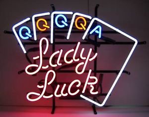 特大ネオンサイン F68 LADY LUCK 広告 店舗用 NEON SIGN アメリカン雑貨 看板 ネオン管 -  ネオン管やブリキ看板、アメリカ雑貨の通販【JTC MALL】