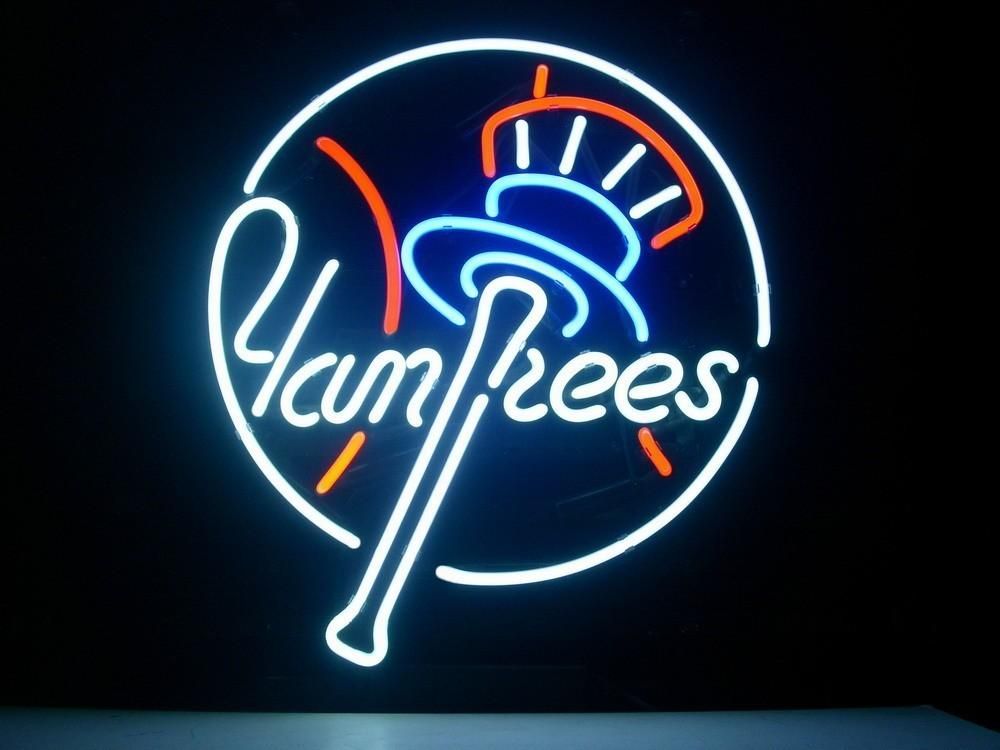 特大ネオンサイン T181 NEW YORK YANKEES ニューヨークヤンキース 広告 店舗用 NEON SIGN アメリカン雑貨 看板 ネオン管  - ネオン管やブリキ看板、アメリカ雑貨の通販【JTC MALL】