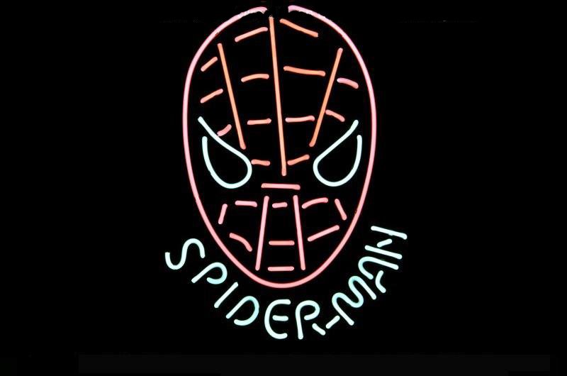 特大ネオンサイン T721 SPIDERMAN スパイダーマン 広告 店舗用 NEON