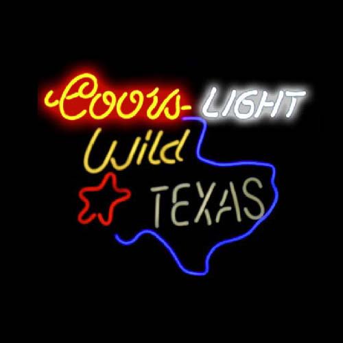 特大ネオンサイン T38 Coors LIGHT クアーズライト ビール TEXAS ネオン看板 ネオンサイン 広告 店舗用 NEON SIGN  アメリカン雑貨 看板 ネオン管 - ネオン管やブリキ看板、アメリカ雑貨の通販【JTC MALL】