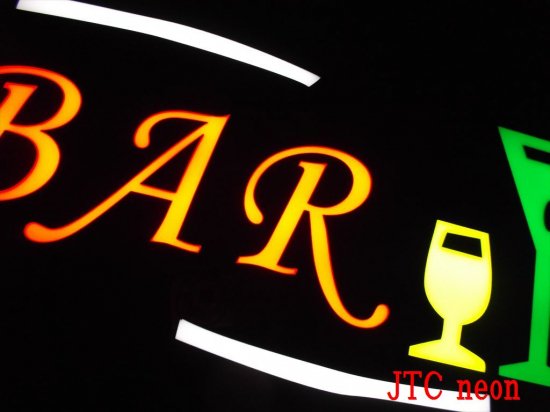 BAR バー LED ネオン看板 ネオンサイン 広告 店舗用 NEON SIGN