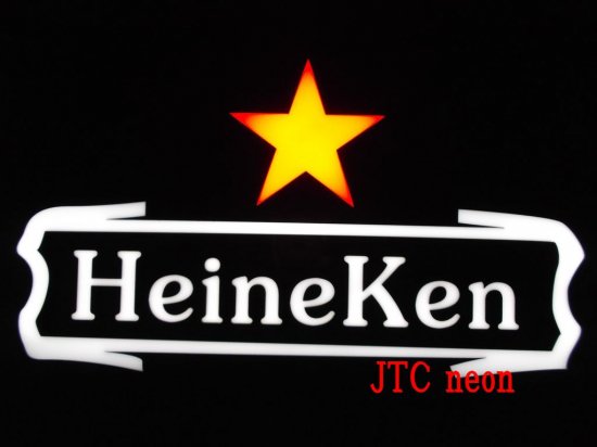 Heineken ハイネケン LED ネオン看板 ネオンサイン 広告 店舗用 NEON