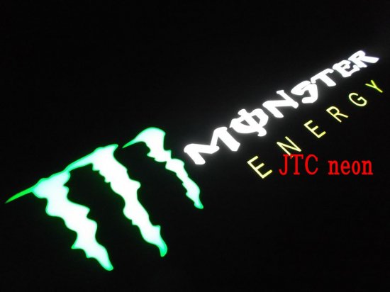 Monster Energy モンスターエナジー グリーン LED ネオン看板 ネオン