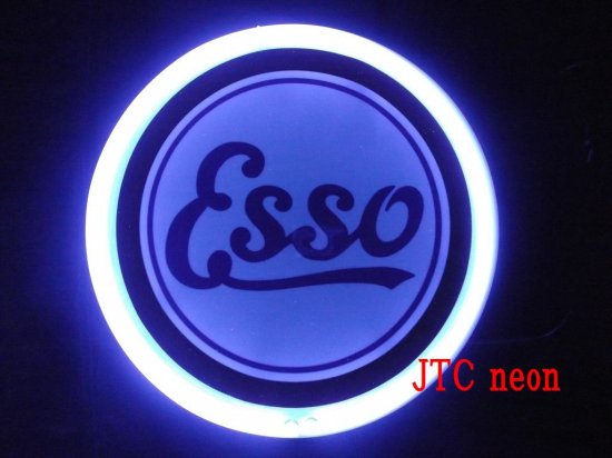 ESSO エッソ ネオンボックス NEON BOX ネオンサイン 看板 BAR Cafe