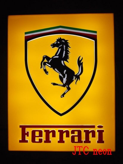 Ferrari LED フェラーリ ネオン LEDボックス LED BOX ネオンサイン 