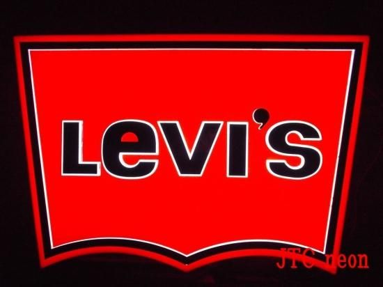 USA輸入リーバイスlevi'sネオンサイン看板店舗ディスプレイ 