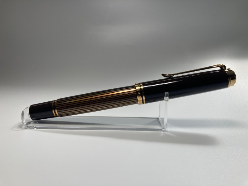 ペリカン Pelikan M800 スーベレーン 万年筆 ブラウンストライプ 特別 ...