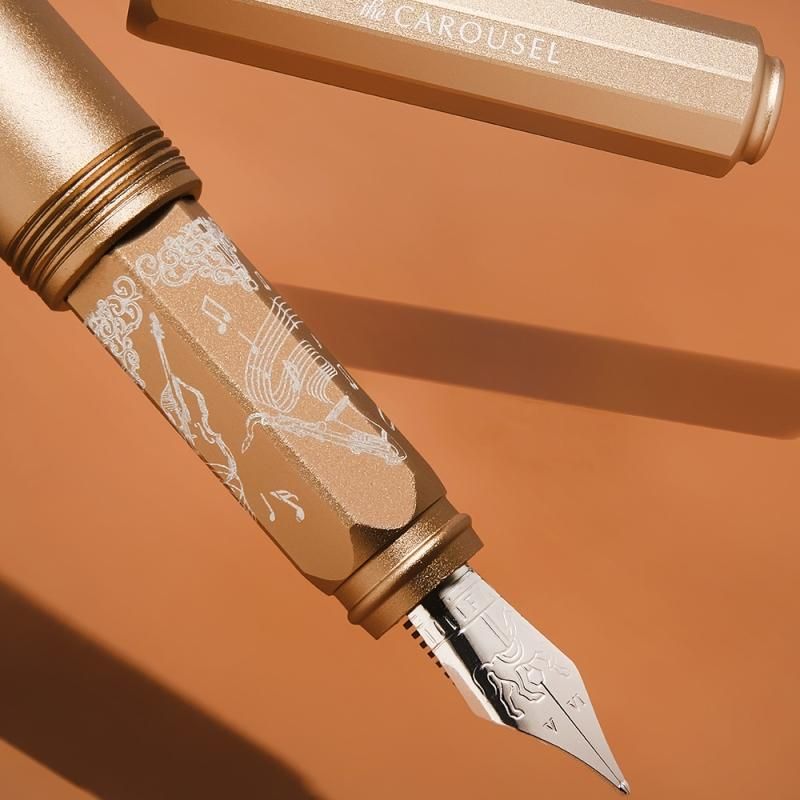 ☆限定 フェリスホイールプレス 万年筆 アルミカルーセル 字幅F