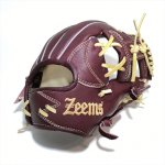 野球 ジームス zeems 少年軟式グラブ 中型 ZB-20CJN 日本製 メーカー湯揉み加工済み 2022年限定 ローズブラウン ZEEMSロゴ