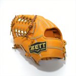 野球 ゼット ZETT ネオステイタス 硬式グラブ 小ぶりモデル BPGB25020 オレンジ サイズL 左投用 型付け済 