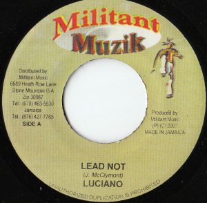 Luciano / Kay Kay / Lead Not / I'm Love (7