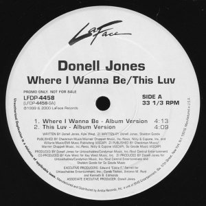 Donell Jones / Where I Wanna Be (12