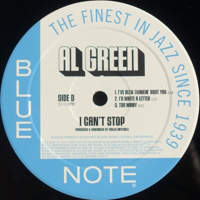 Al Green / I Can't Stop (2LP) - TERRARIUM RECORD 中古アナログ 