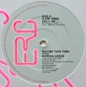 Norma Lewis / Maybe This Time (12)