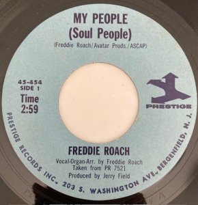 Freddie Roach / My People (Soul People) (7