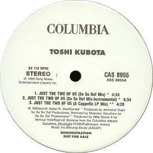 Toshi Kubota / Just The Two Of Us (12