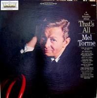 MEL TORME / THAT'S ALL (LP)