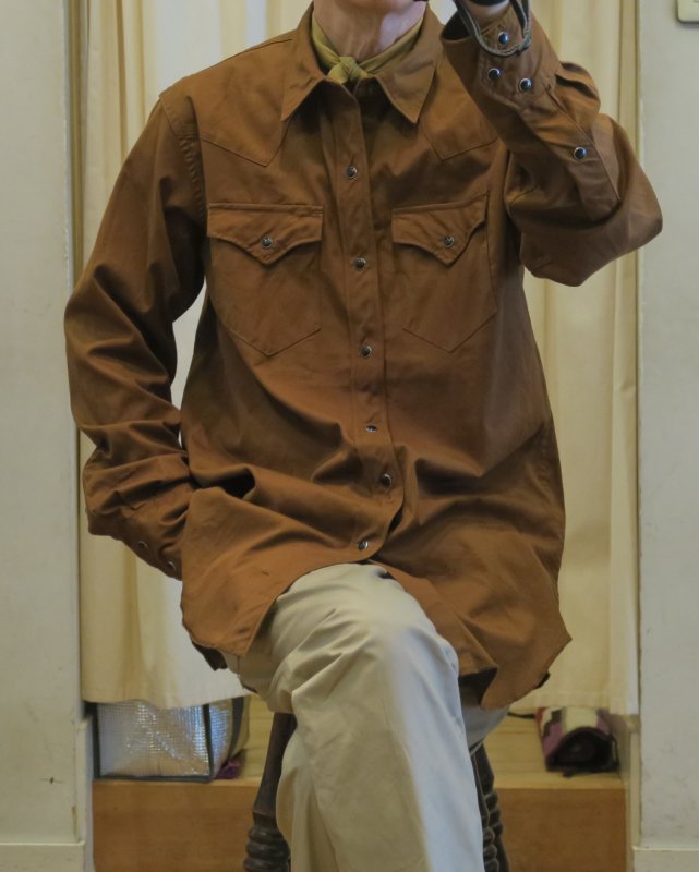 ENGINEERED GARMENTS Combo Western Shirt [Cotton Micro Sanded Twill