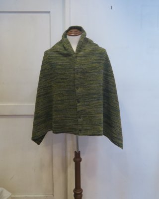 <img class='new_mark_img1' src='https://img.shop-pro.jp/img/new/icons23.gif' style='border:none;display:inline;margin:0px;padding:0px;width:auto;' />ENGINEERED GARMENTS     Button Shawl  -  Poly Wool Crochet Kint
