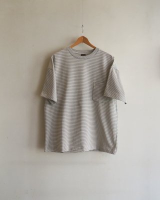 A VONTADE  COMPACT BORDER S/S T-SHIRT