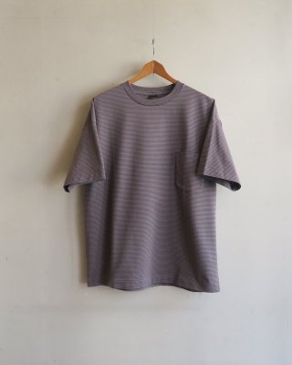 A VONTADE  COMPACT BORDER S/S T-SHIRT