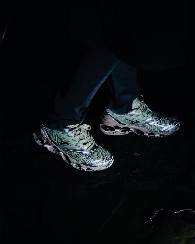 【海外配送可】【送料無料】 MIZUNO WAVE sit - GREY] [GREEN/BLACK/METALLIC LS PROPHECY ウェア