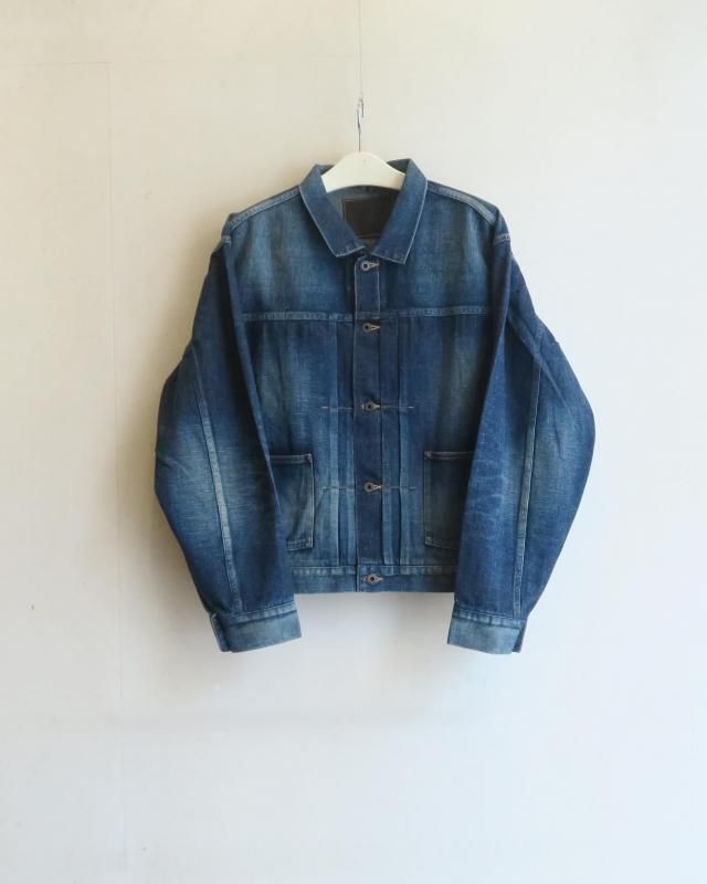 T.T Lot. 714 Denim Jacket Side Panel [ DAMAGED INDIGO ] - sit