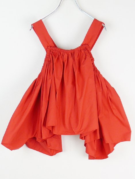 20SS Ruffle Top Red