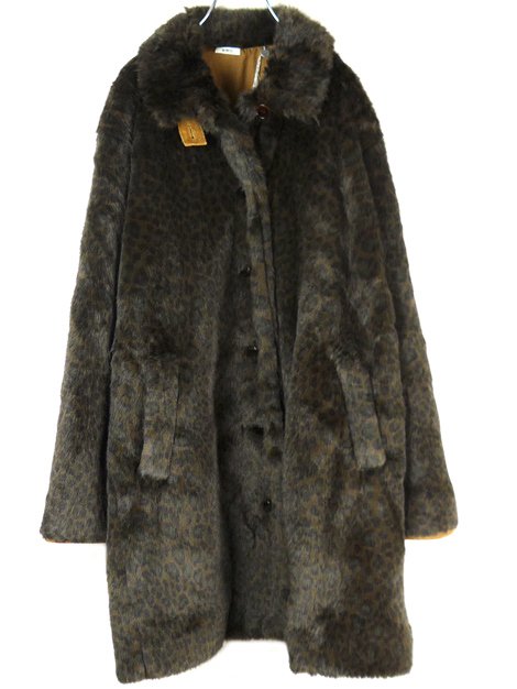 23AW  leopard coat (Brown)