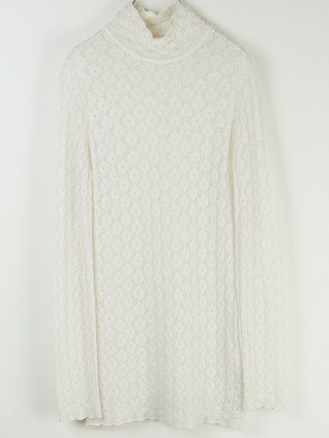 21SS Knitted Lace Top