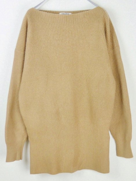 16AW CASHMERE BOAT NECK SWEATER