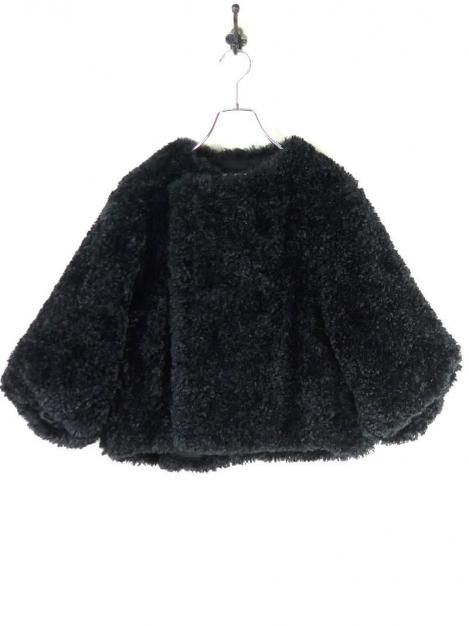 23AW FAUX SHEARLING CROPPED JACKET