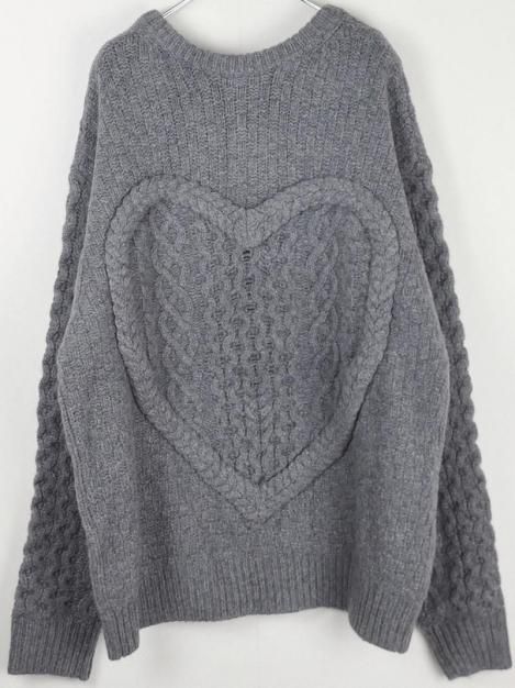 24AW ♡cable 2way KNIT