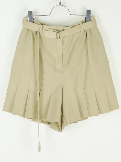 23SS Pleatsed Suiting Shorts
