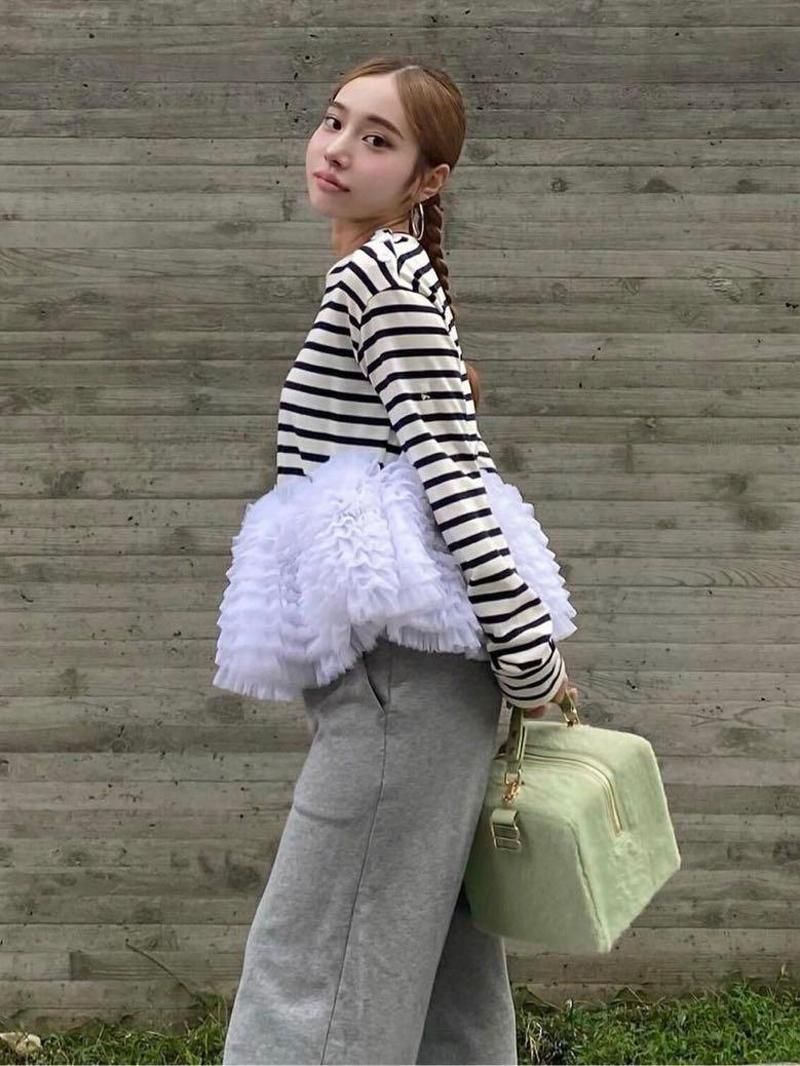 Bibiy. ★ FRANCINE TULLE TOP BIBIY. MADE | FRANCINE TULLE TOP BLUE｜Bibiy.