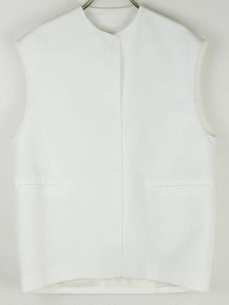 24SS ピンドットマトラッセ コクーンジレ