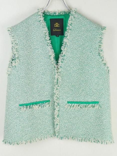 25SS ツイードフリンジジレ