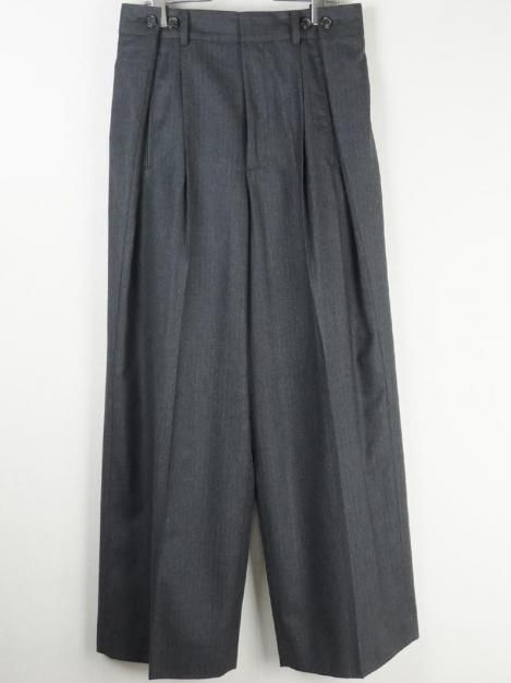 23AW Wool Gabardine Transfrom Pants
