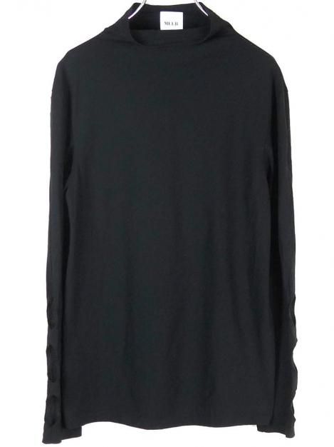 25AW SLEEVE HOLE TURTLE TOP black