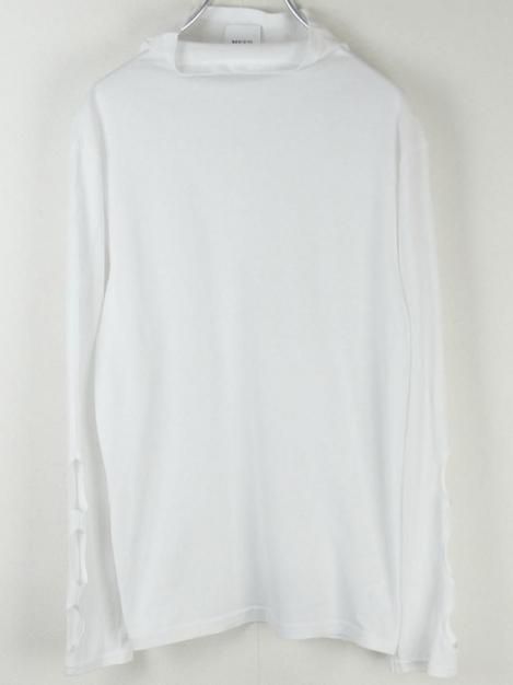 25AW SLEEVE HOLE TURTLE TOP white