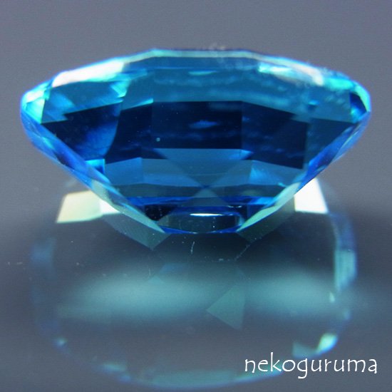 国内即発送】 【高品質、大粒！】ブルージルコン ルース 3.06ct - 素材