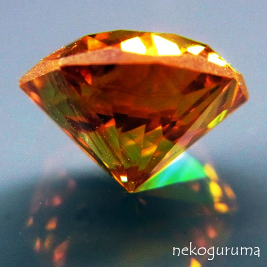 糸魚川翡翠と稀少石のお店「猫車（nekoguruma）」スペイン産オレンジ・スファレライト：1.948ct -  糸魚川翡翠と稀少石のお店「猫車（nekoguruma）」