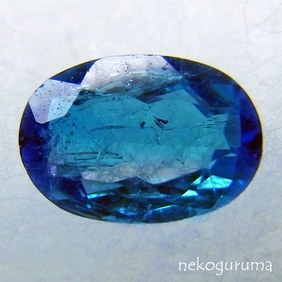 糸魚川翡翠と稀少石のお店「猫車（nekoguruma）」ブラジル産ユークレース（ブルー）：0.268ct -  糸魚川翡翠と稀少石のお店「猫車（nekoguruma）」