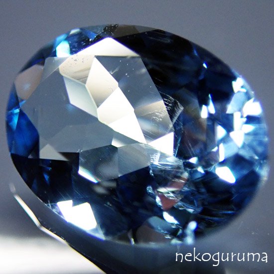 糸魚川翡翠と稀少石のお店「猫車（nekoguruma）」ブラジル産サンタマリア・アクアマリン：3.002ct -  糸魚川翡翠と稀少石のお店「猫車（nekoguruma）」