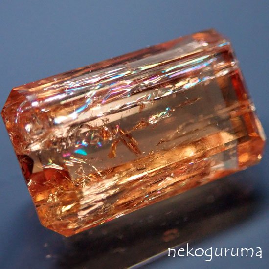 糸魚川翡翠と稀少石のお店「猫車（nekoguruma）」ブラジル産インペリアルトパーズ：16.219ct -  糸魚川翡翠と稀少石のお店「猫車（nekoguruma）」