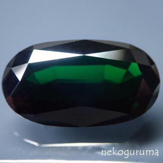 糸魚川翡翠と稀少石のお店「猫車（nekoguruma）」タンザニア産クロムトルマリン：15.537ct -  糸魚川翡翠と稀少石のお店「猫車（nekoguruma）」