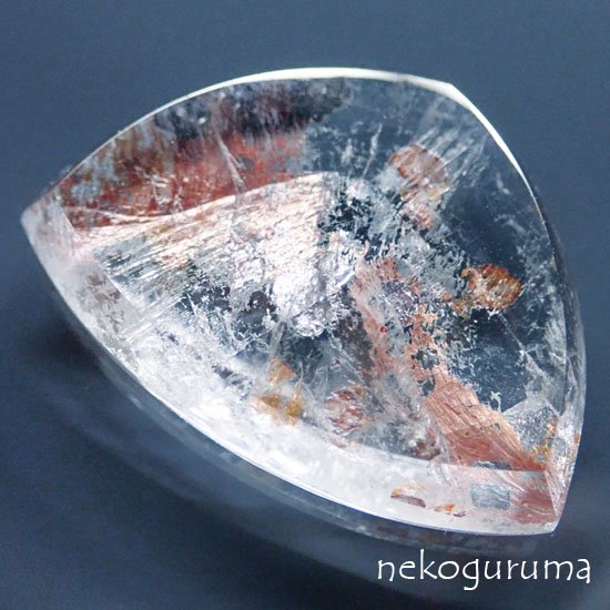 アナテース・イン・クォーツ（金属光沢）：27.61ct - 糸魚川翡翠と稀少石のお店「猫車（nekoguruma）」